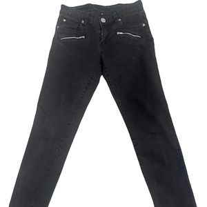 Black denim jeans size 2 Kut from the cloth